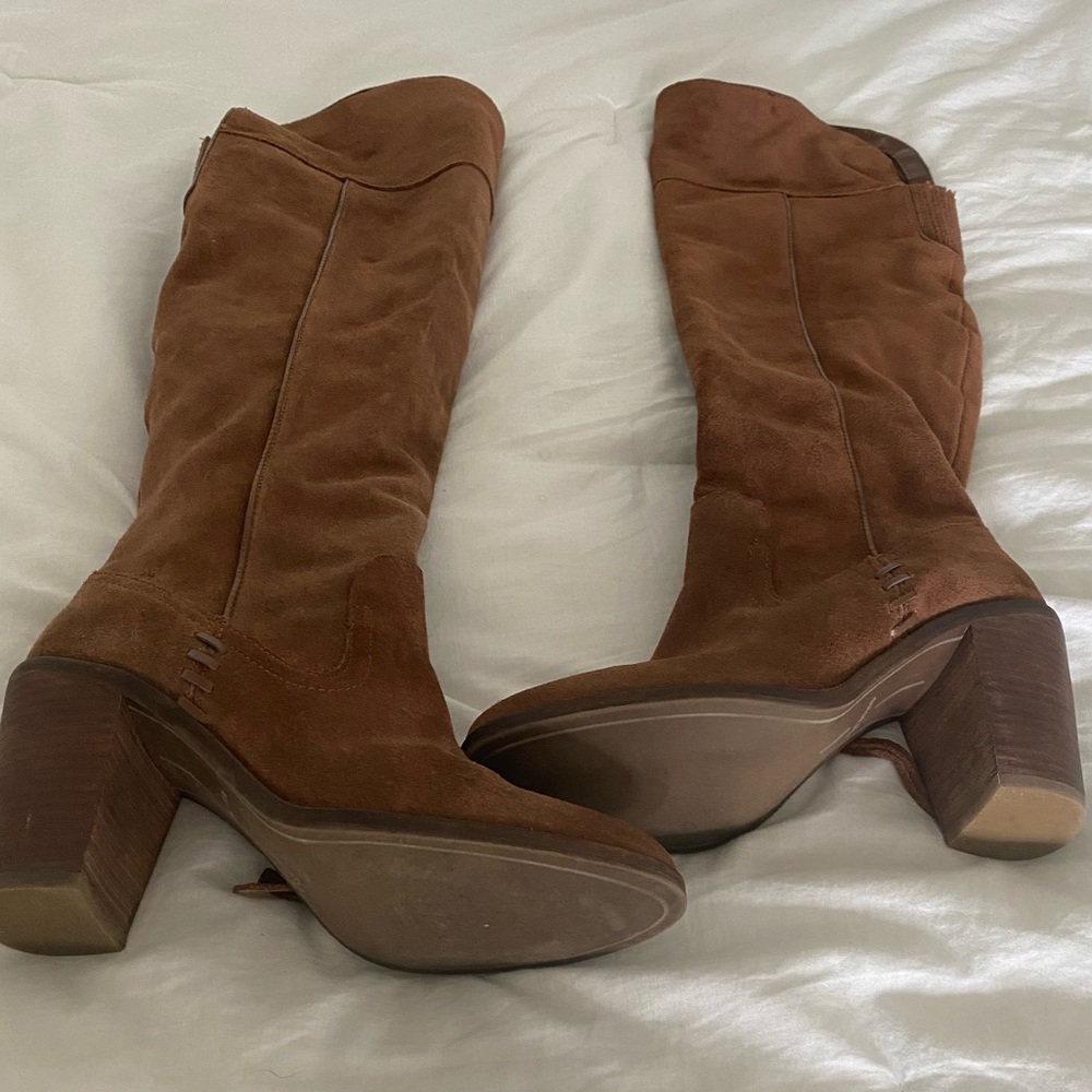 Dolce Vita Saddle Suede Ohanna Over The Knee Boots - Picture 7 of 7